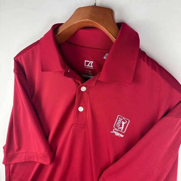 Cutter & Buck x TPC Sawgrass Men's Size XL Performance Golf Polo Short Sleeve - Picture 2 of 9